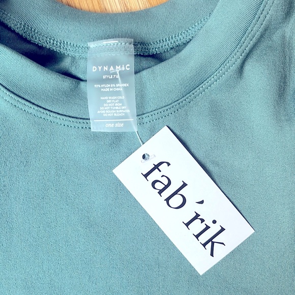 High Neck Cropped Tank - Picture 2 of 4